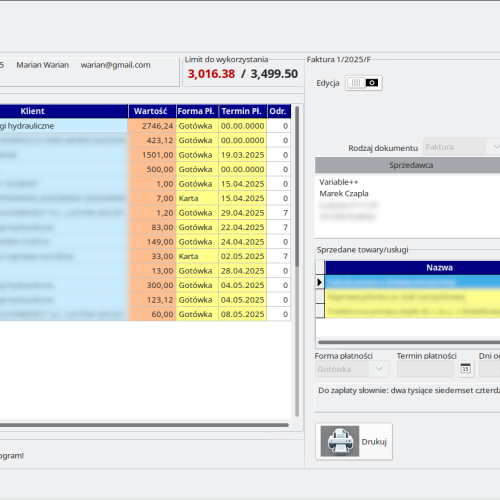 Program NDG 1.0 - licencja miesięczna